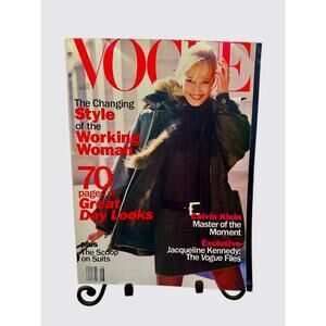 Vintage Vogue August 1994 Jackie Kennedy Onassis Article